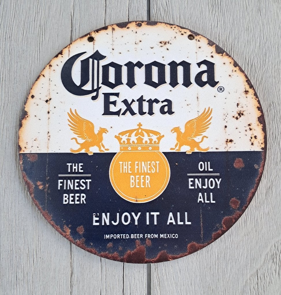 Corona bier vintage look reclame borden., Ophalen of Verzenden, Nieuw, Reclamebord, Plaat of Schild, Overige merken