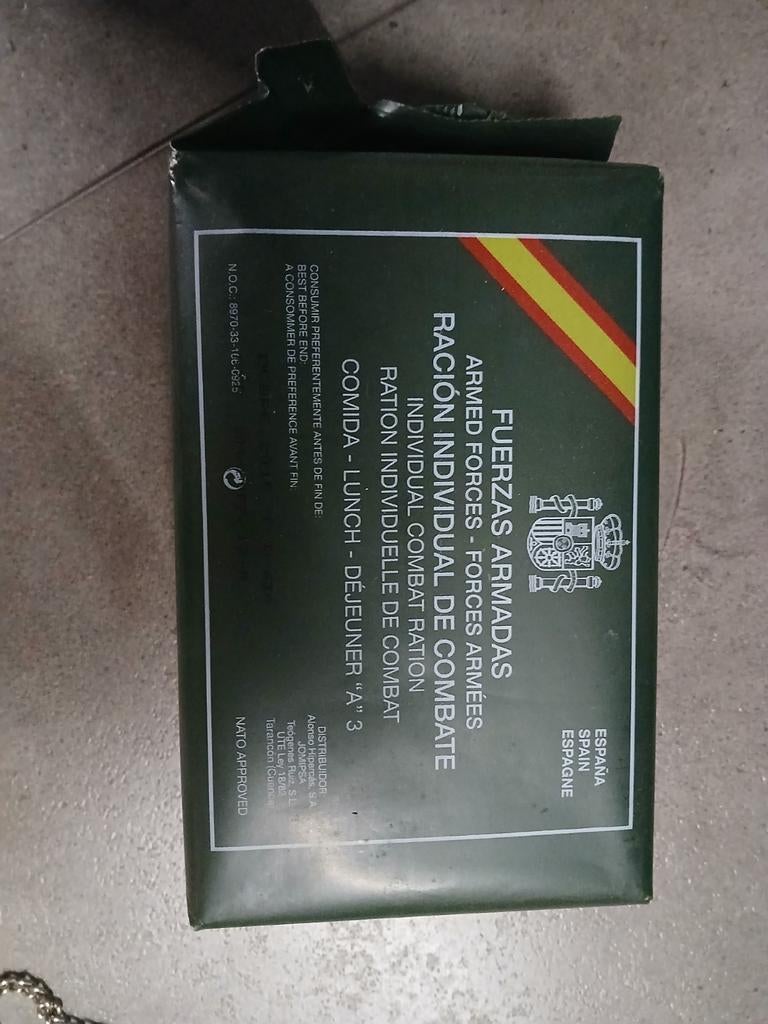 Ration armée espagnole, Collections, Enlèvement ou Envoi