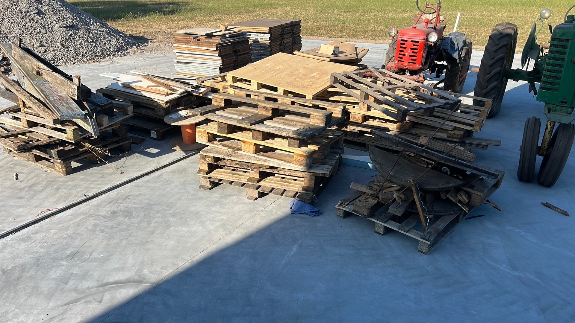 Gratis brandhout, Ophalen