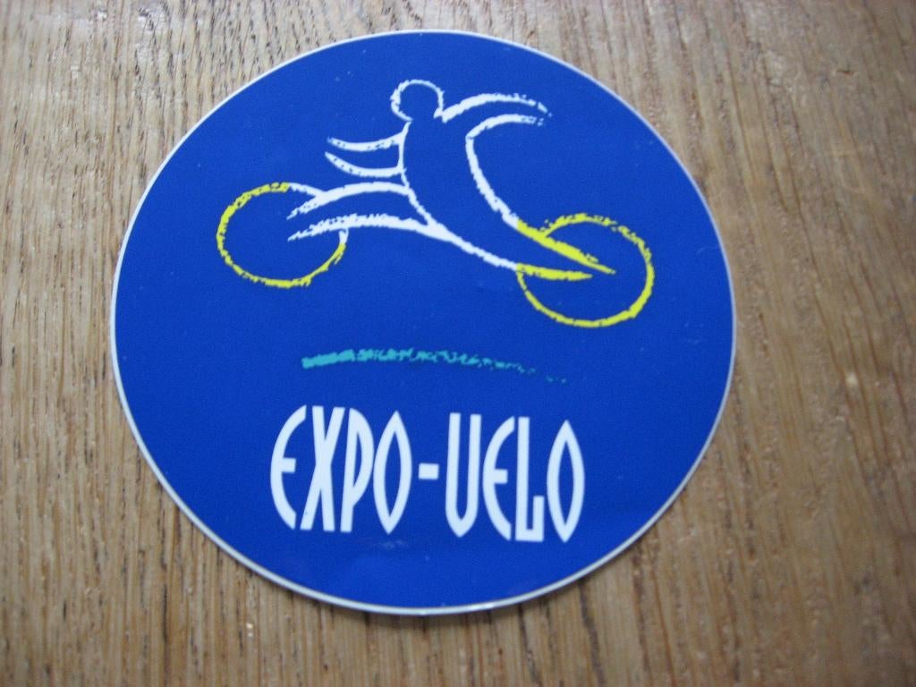 Autocollant Expo-Velo 10 cm, Enlèvement ou Envoi, Neuf, Autres types