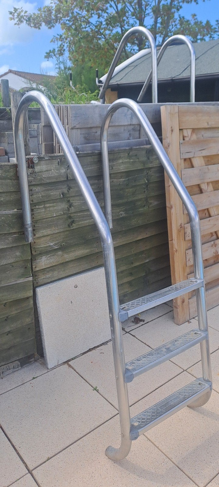 2 gratis zwembadladders, Ophalen