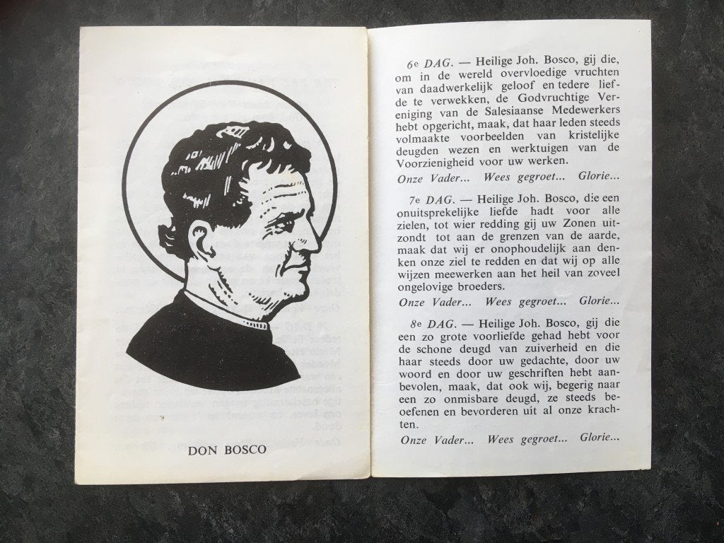 gebedsprent Don Bosco, Ophalen of Verzenden