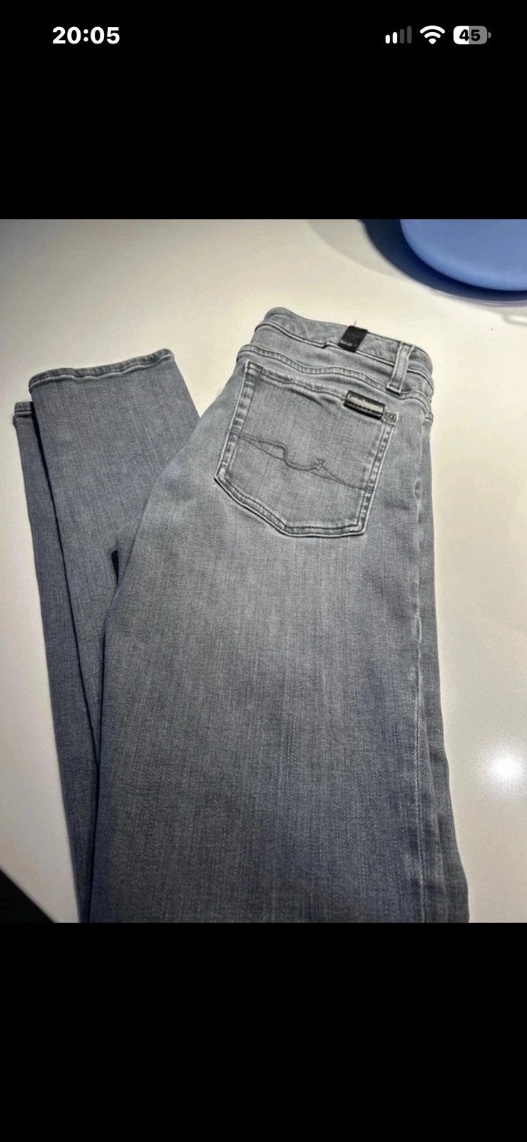 Seven for all mankind W27, Kleding | Dames, Ophalen of Verzenden, Zo goed als nieuw, Grijs, W27 (confectie 34) of kleiner