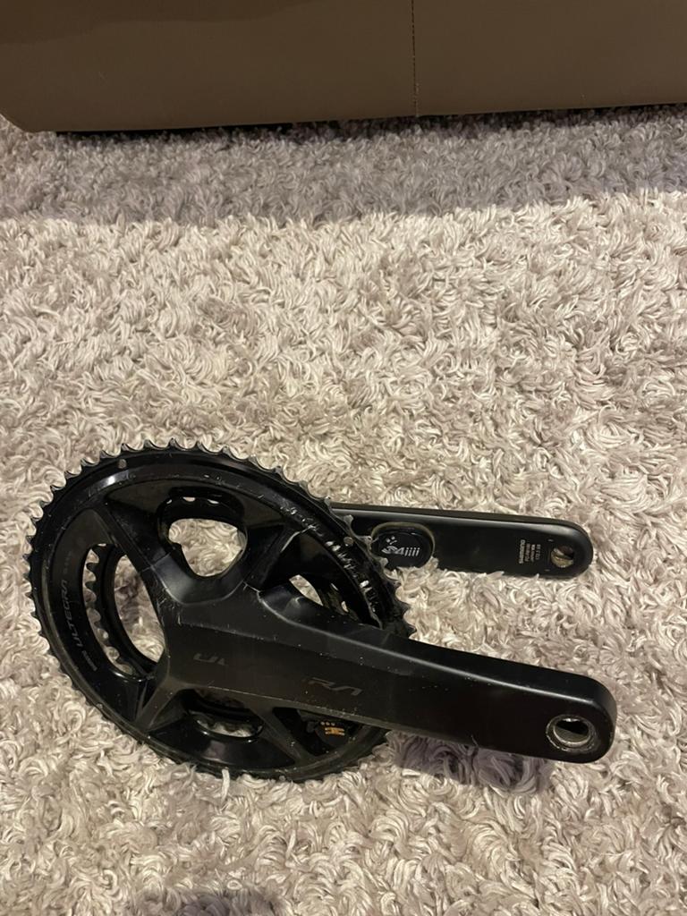 Pedalier shimano ultegra 12s avec capteur de puissance 4iiii, Vélos & Vélomoteurs, Pédalier ou Pédales, Autres matériaux, Enlèvement ou Envoi