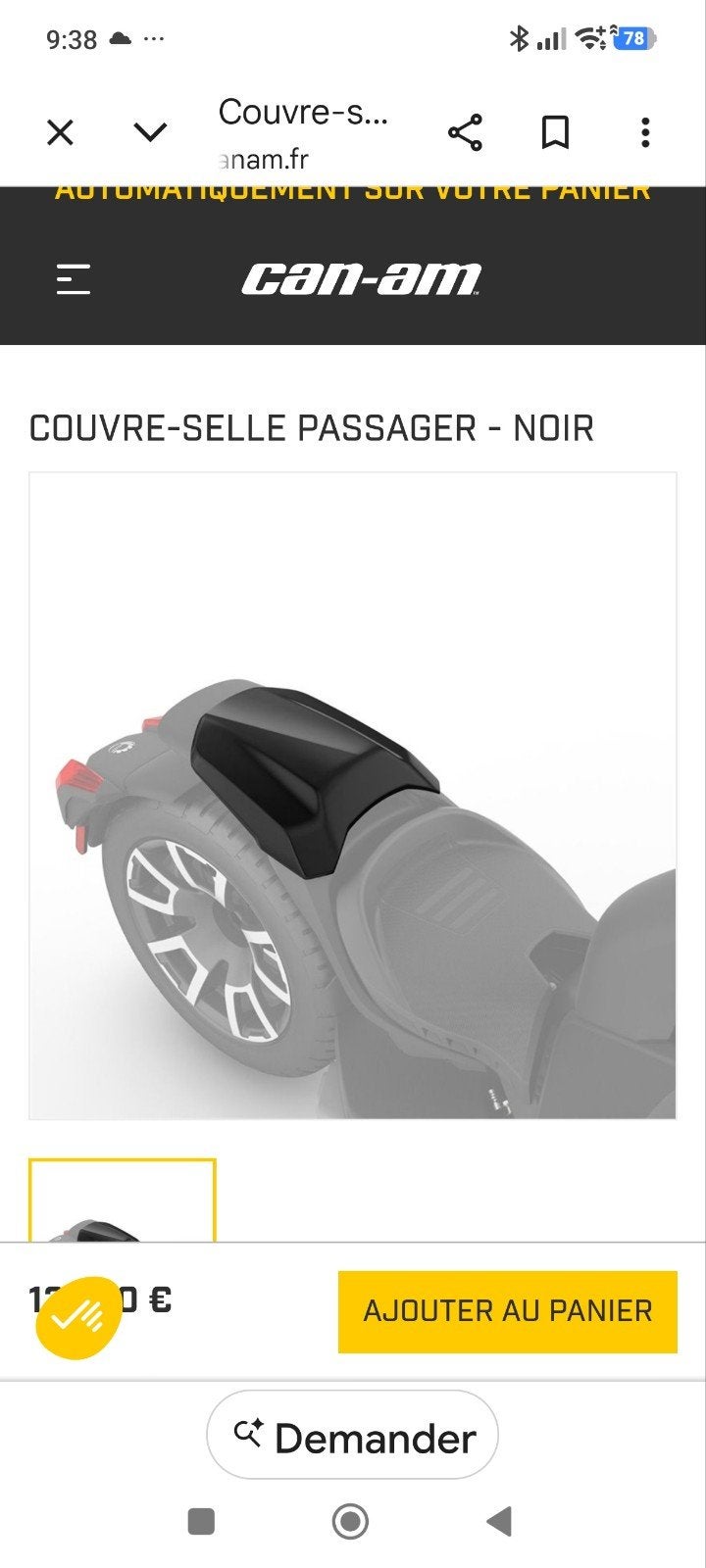 Can-Am Ryker 600 or 900 onderdelen, Motoren, Ophalen