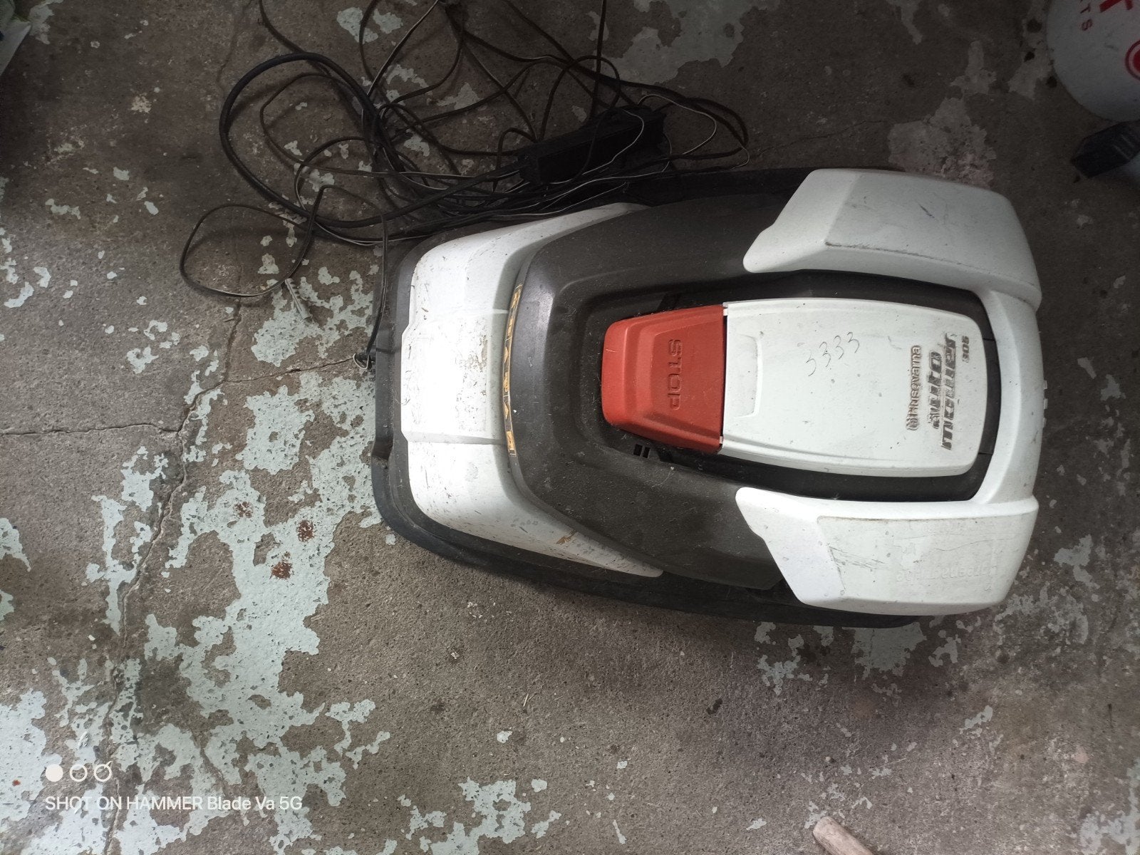 ROBOT HUSQVARNA, Enlèvement