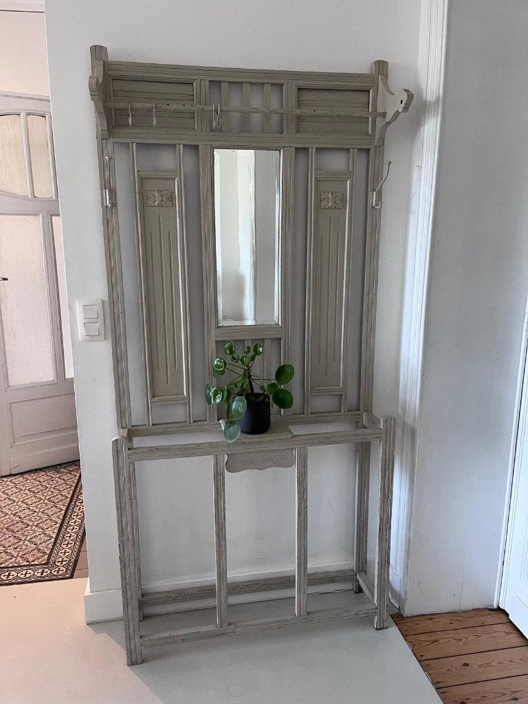 Porte-manteaux ancien, Utilisé, Bois, Portemanteau sur pied, 150 à 200 cm