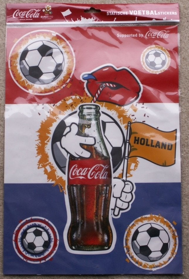 décoration de fenêtre Coca-Cola Football Euro 2012 Coca-Cola, Enlèvement ou Envoi, Neuf