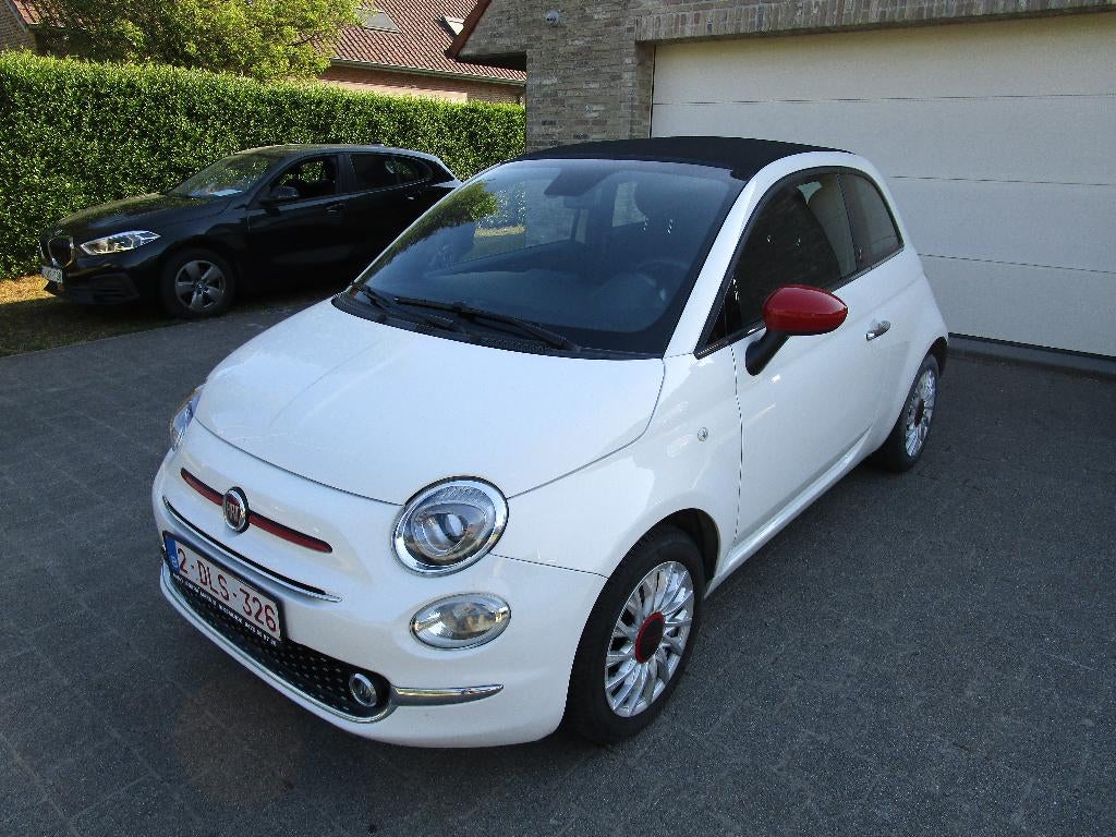 FIAT 500 CABRIOLET HYBRID, Voorwielaandrijving, 4 zetels, Stof, 4 cilinders