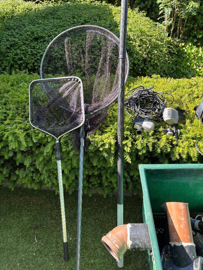 Vijvermateriaal: vijverfilter, UV-filter & schepnetten, Ophalen, Gebruikt, Vijverfilter