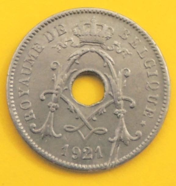 1921 10 centimes FR, Verzenden, Metaal, Losse munt