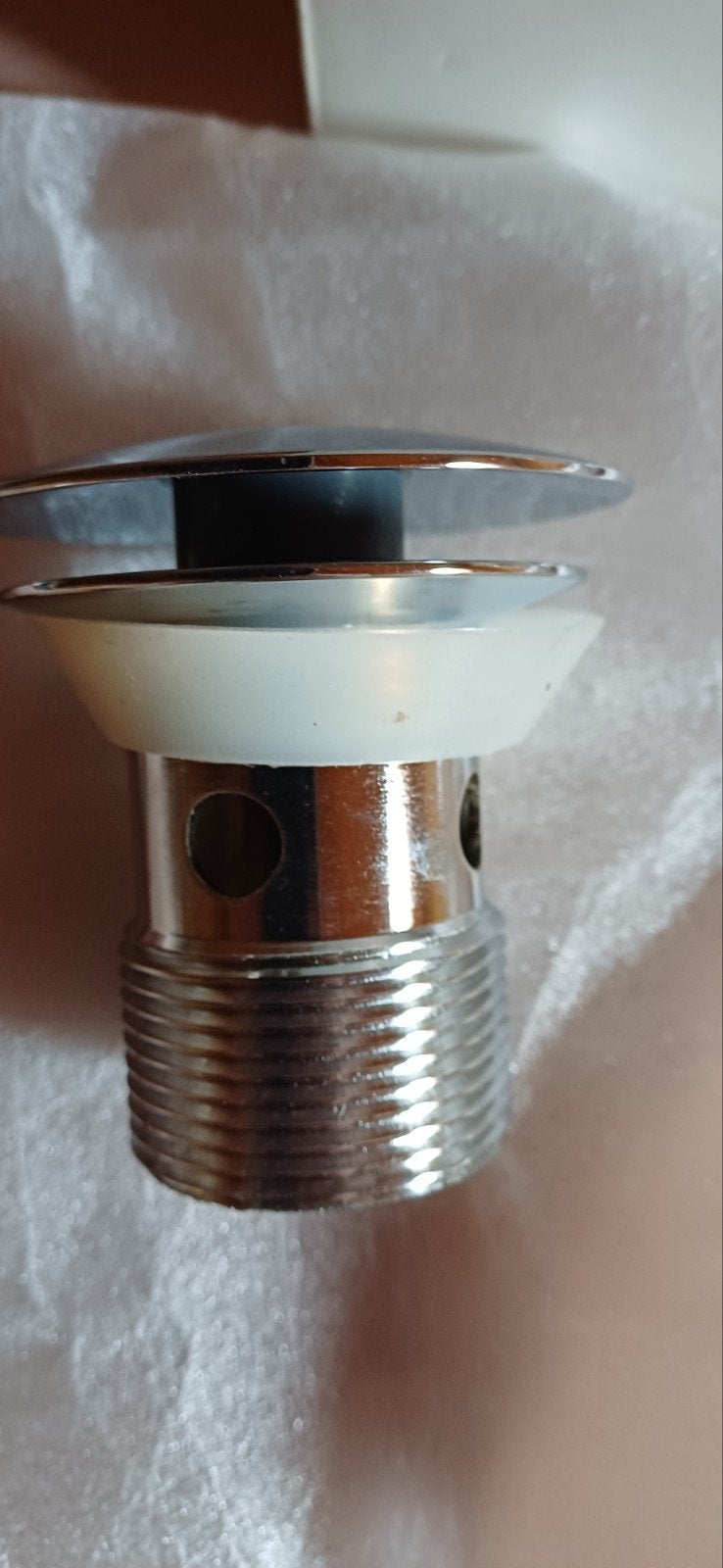 crépine lavabo, Enlèvement ou Envoi, Neuf, Chrome, Lavabo