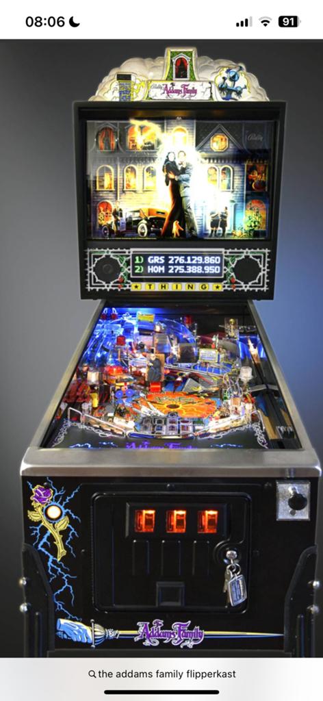 !!!Gezocht Addams Family Flipperkast!!!, Collections, Machines | Flipper (jeu), Enlèvement, Utilisé, Flipper (jeu)