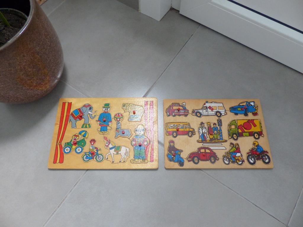 2 puzzles rétro vintage - ensemble 4€, Enfants & Bébés, Jouets | Puzzles pour enfants, Comme neuf, Enlèvement ou Envoi