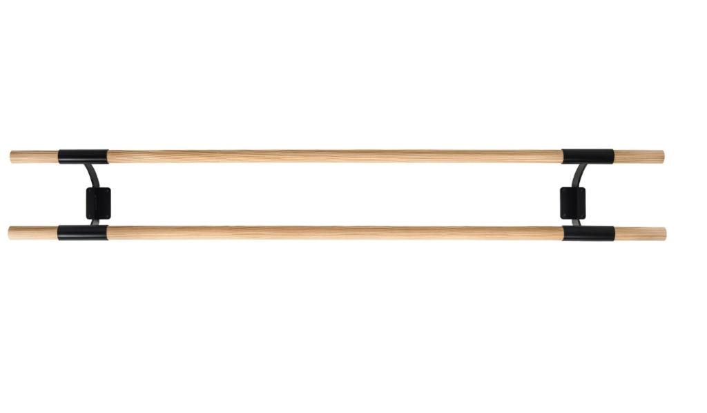 DOUBLE WALL BARRE BLACK, Sport en Fitness, Dansen, Nieuw, Overige typen, Ophalen of Verzenden