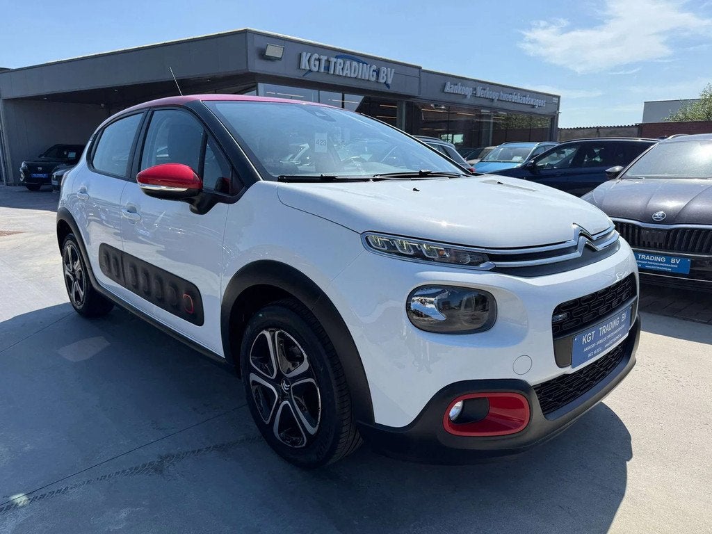 Citroën C3 1.2i 82PK AIRBUMPS BLUETOOTH PARKEERSENSOREN AIR, Auto's, Stof, 1199 cc, 109 g/km, Wit