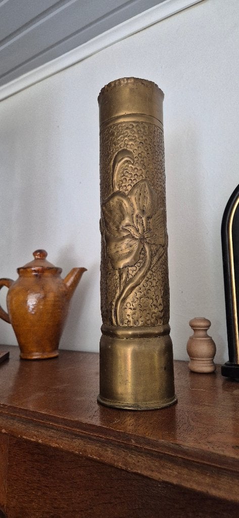 Vase d'artisanat de tranchée, Enlèvement, Armée de terre, Douilles ou Pièces de fouille
