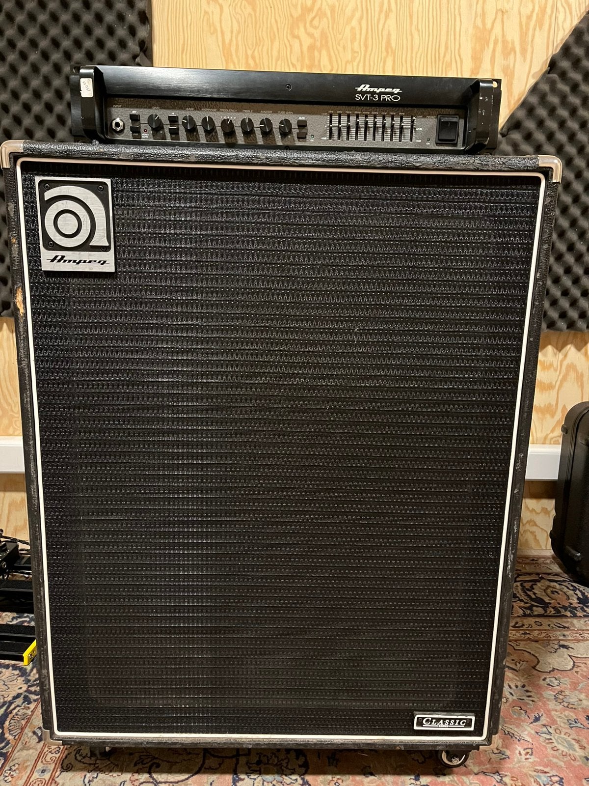 Ampeg svt pro 3 en 410 hlf, Muziek en Instrumenten, Versterkers | Bas en Gitaar, Ophalen, Gebruikt, Basgitaar, 100 watt of meer