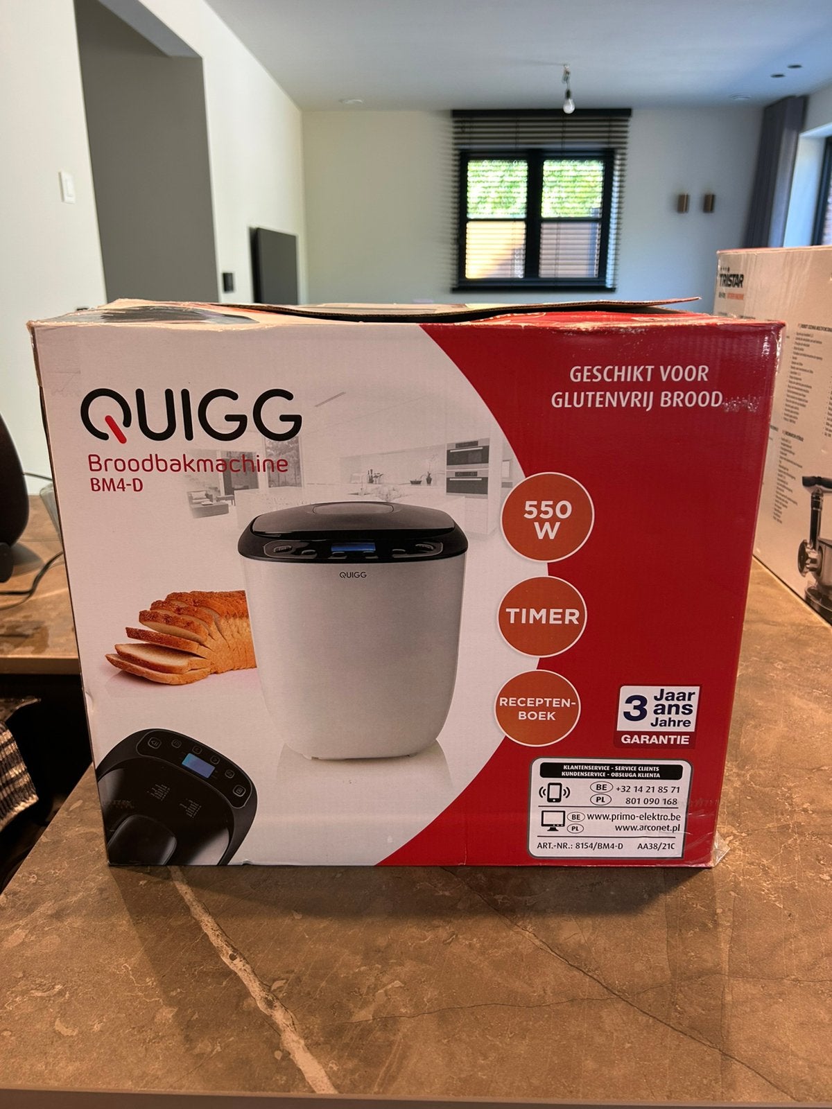 Quigg broodbakmachine, Ophalen, Zo goed als nieuw