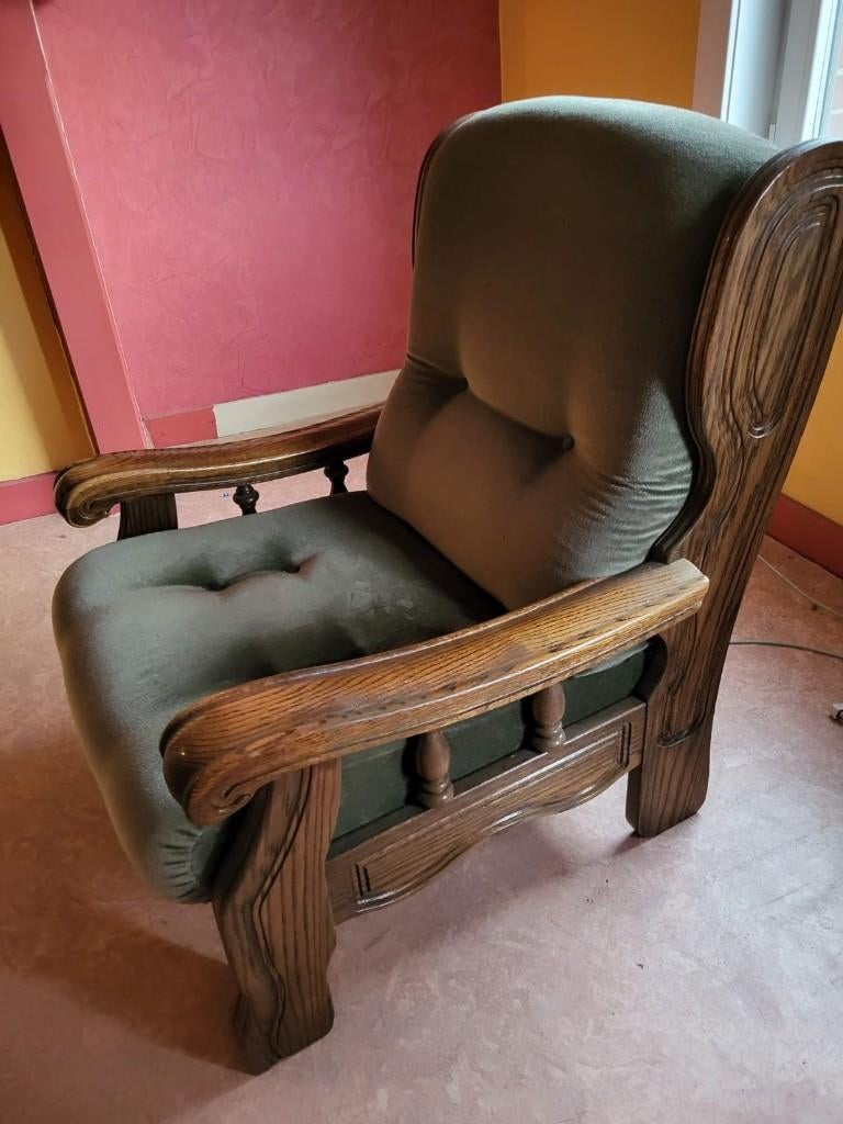 Fauteuil, Ophalen, Zo goed als nieuw, Hout