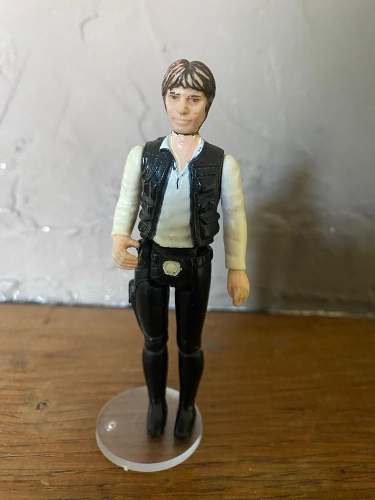 Star Wars vintage Han Solo big head 1977 Kenner, Ophalen of Verzenden, Gebruikt, Actiefiguurtje