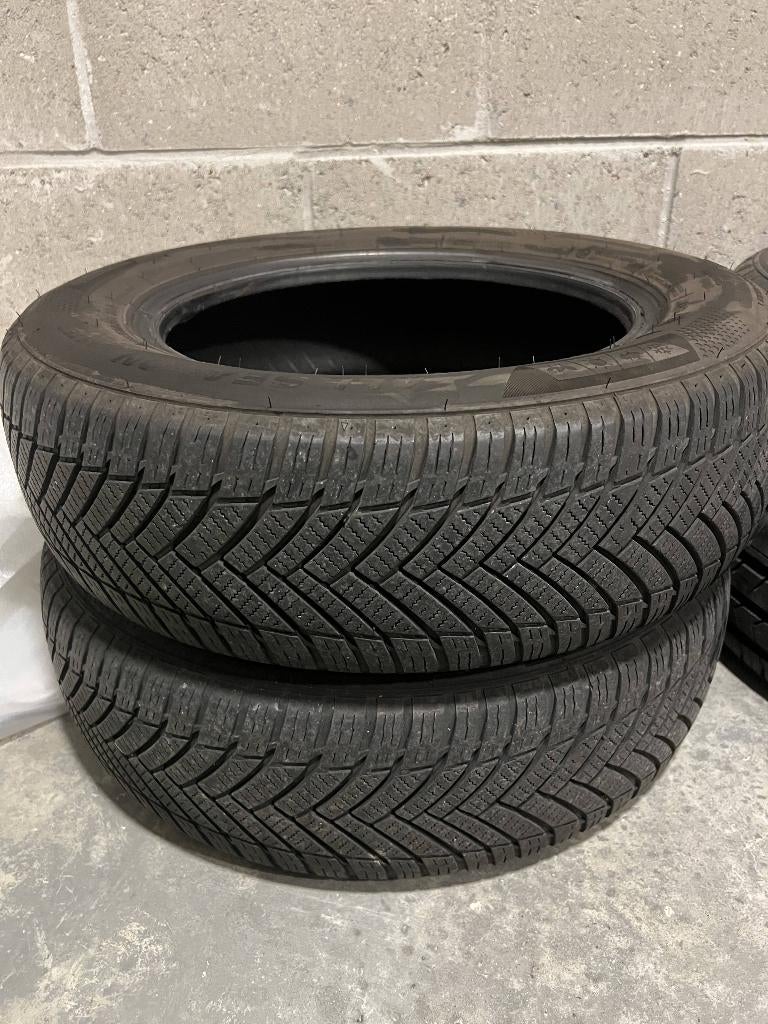 2 Banden Minerva AS Master 165/70 R14 85T, Ophalen, 14 inch, Gebruikt, All Season