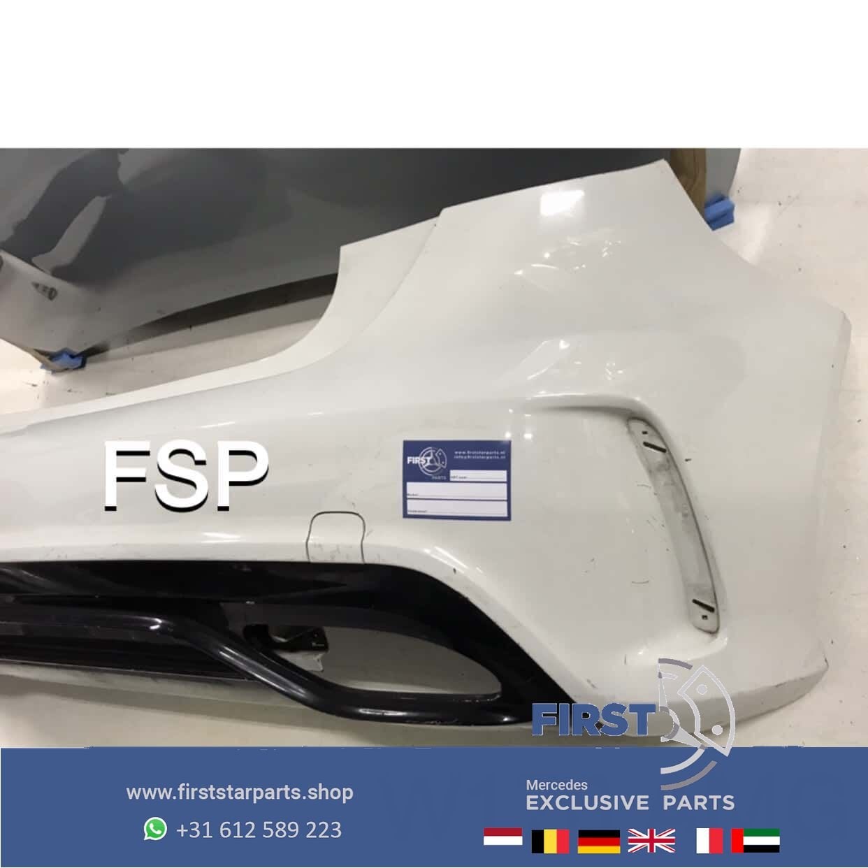 W176 FACELIFT AMG LINE ACHTERBUMPER + DIFFUSER Mercedes A Kl, Arrière, Utilisé, -, -