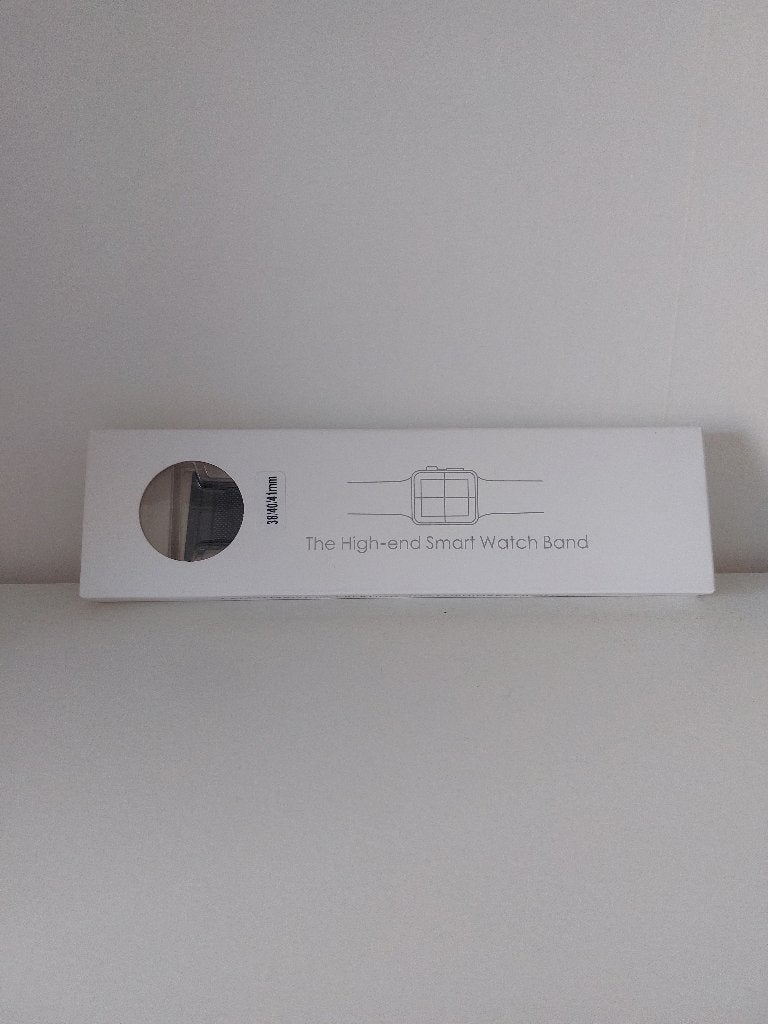 Hoogwaardig smartwatchbandje - Zwart - Leder, Zwart, Nieuw, Ophalen of Verzenden, Android