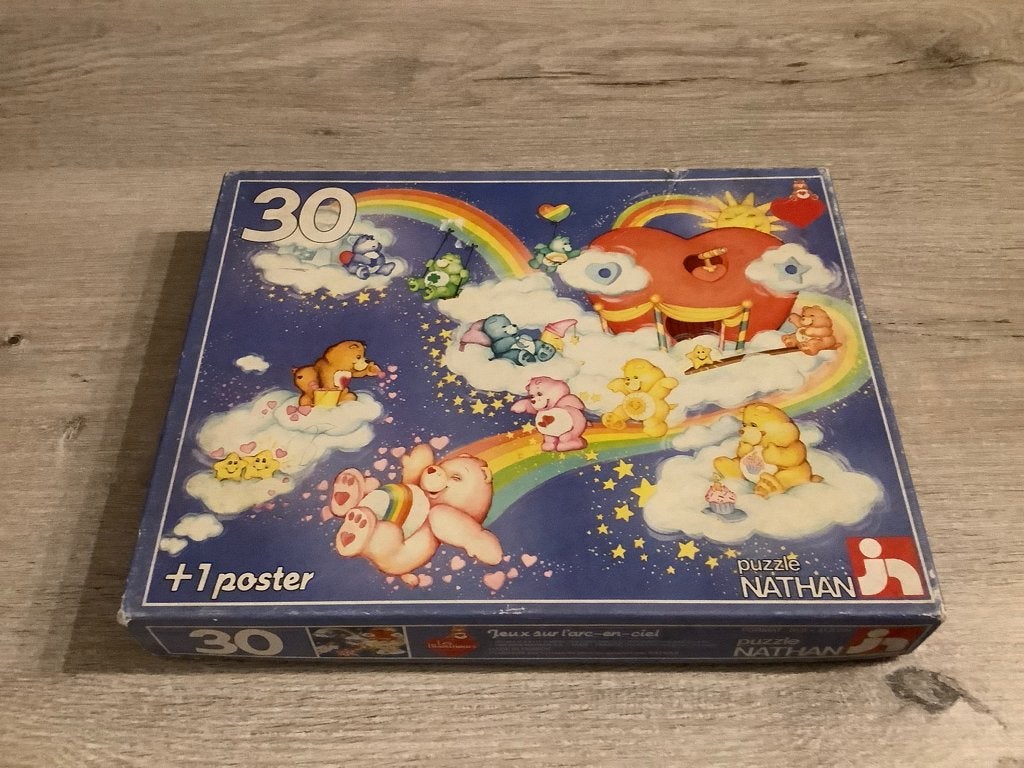 Troetelbeertjes (Care Bears) vintage puzzle (30 stuks), Ophalen of Verzenden, Gebruikt
