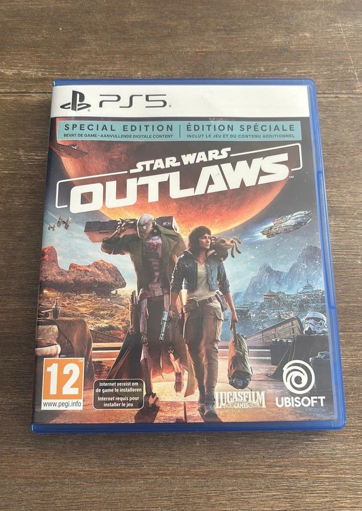 Star Wars Outlaws voor PS5 disc, Enlèvement ou Envoi, 1 joueur, À partir de 12 ans, Aventure et Action