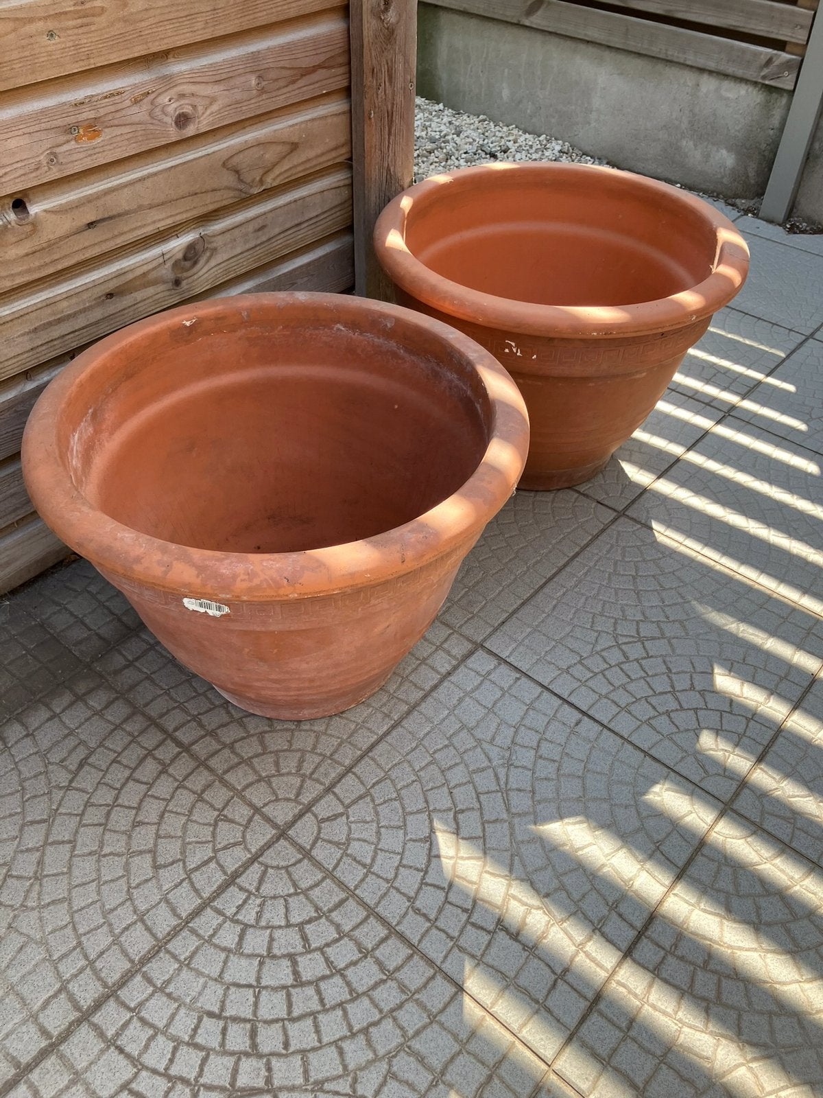 Terracotta bloempotten, Ophalen, Zo goed als nieuw, Terracotta