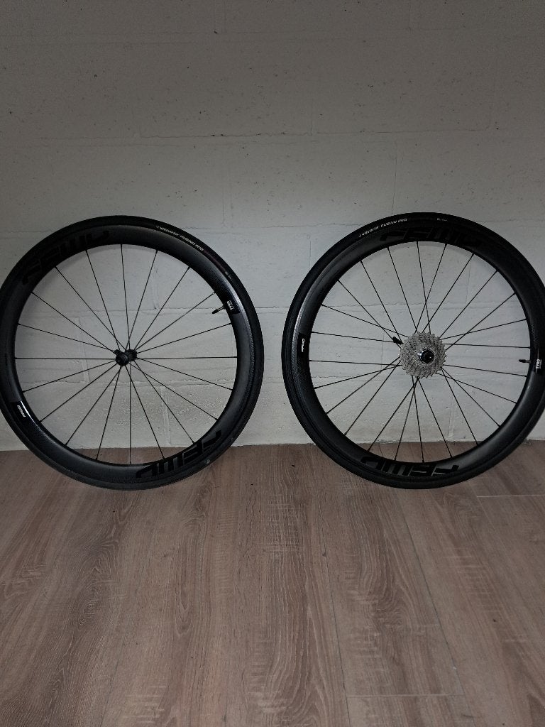 Racefiets wielen, Fietsen en Brommers, Gebruikt, Racefiets, Carbon, Ophalen