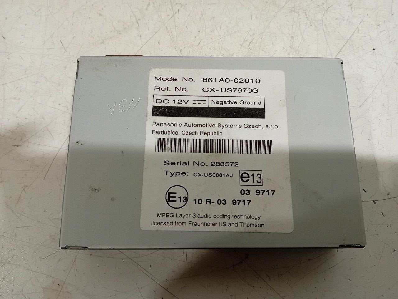 Computer navigatie Toyota Auris, Auto-onderdelen, Onderdelen@venauto.nl, Van der Ven Autorecycling B.V., Gebruikt, Ettenseweg 76, 4706 PB Roosendaal, The Netherlands