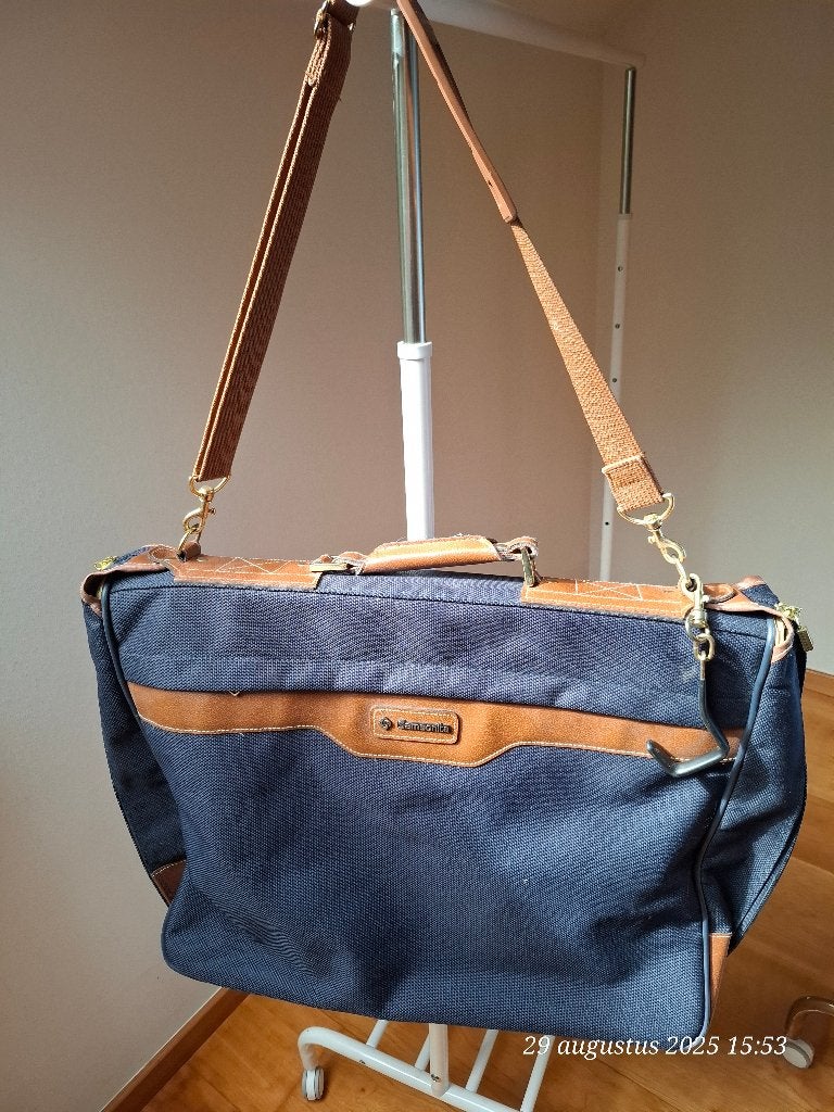 Samsonite kledingtas, Ophalen of Verzenden, Zo goed als nieuw, Blauw