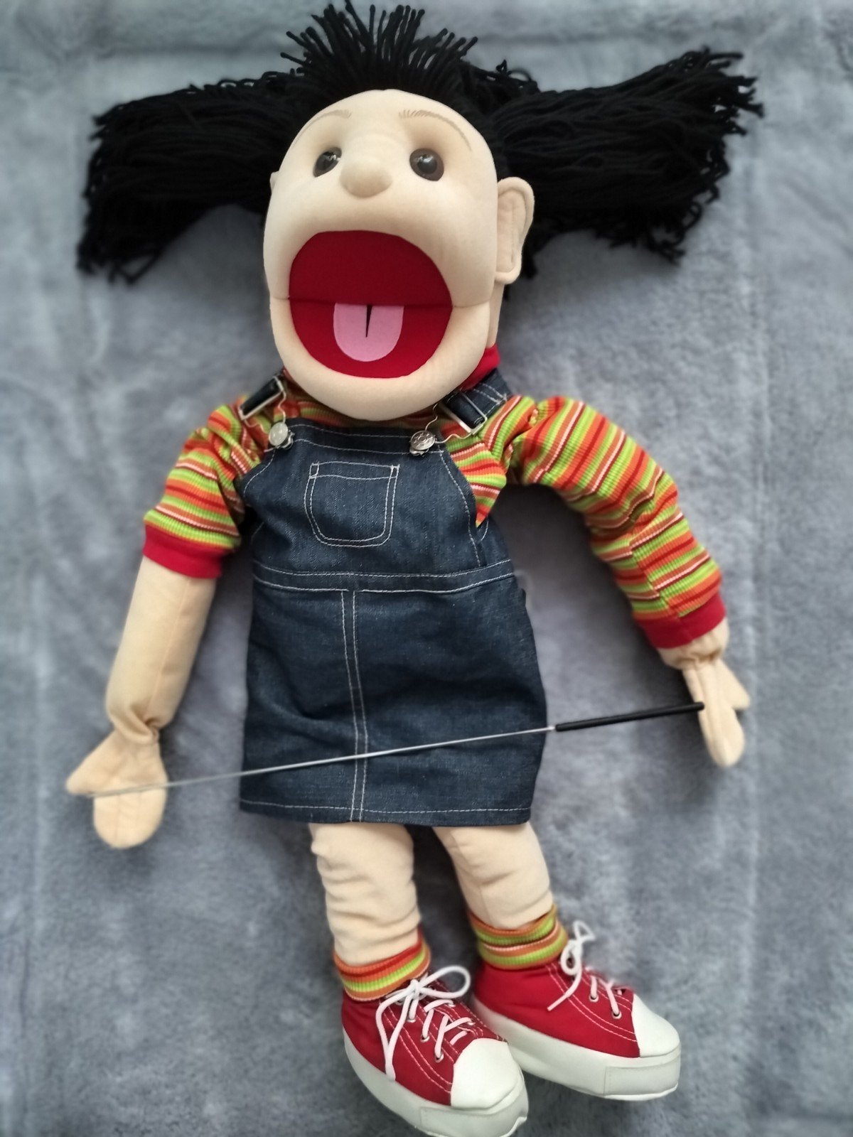 Living Puppets - Marionnette ventriloque corps entier 80 cm, Overige karakters, Autres marques, Grand (plus de 80 cm), Interactif