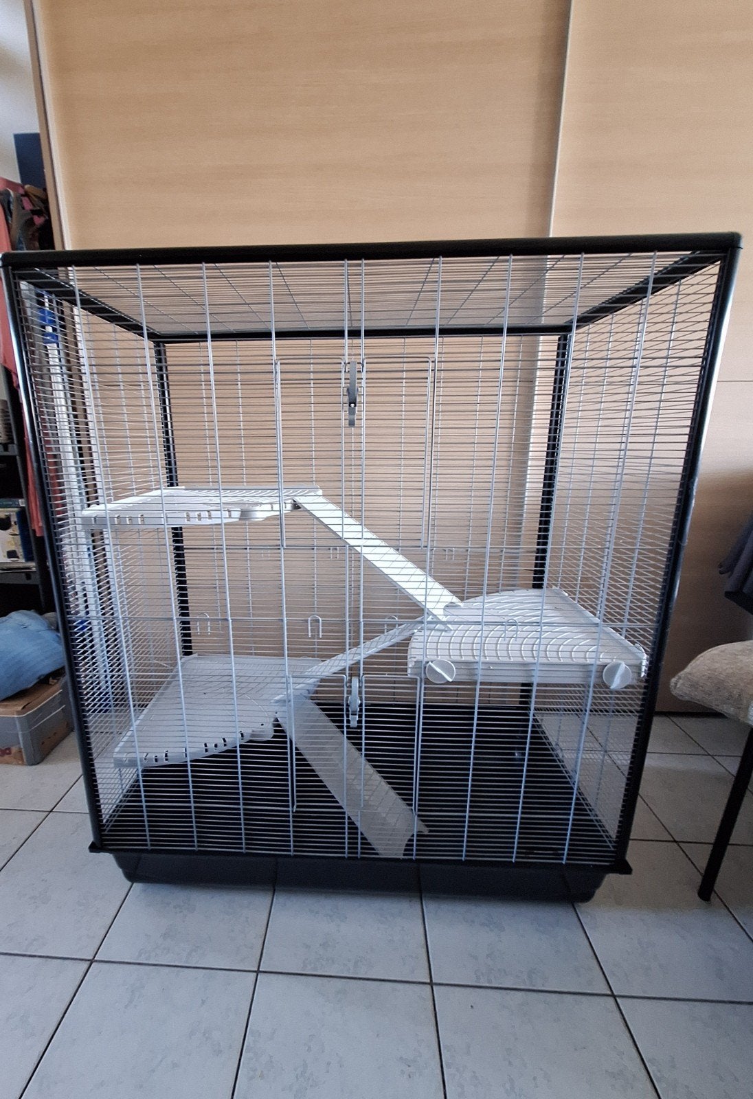 Kooi voor kleine knaagdieren., Animaux & Accessoires, Enlèvement, Comme neuf, Métal, Autres types