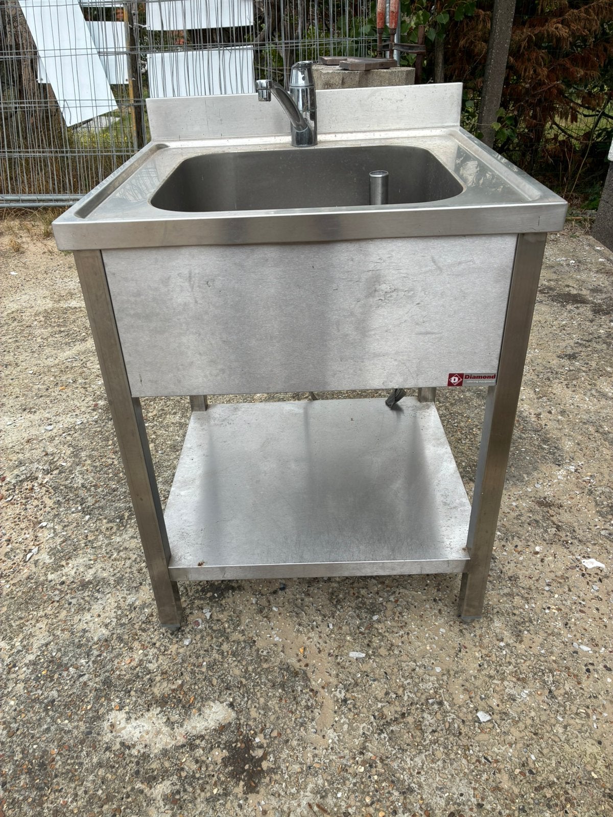 lavabo en inox, Maison & Meubles, Enlèvement, Comme neuf