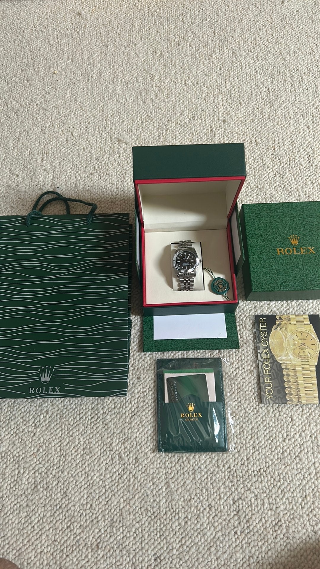 Rolex horloge, Bijoux, Sacs & Beauté, Montres | Hommes, Rolex, Enlèvement ou Envoi, Autres matériaux, Autres matériaux