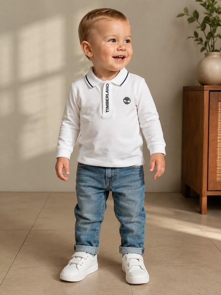 Polo lange mouwen Timberland 6 maanden / maat 67, Ophalen of Verzenden