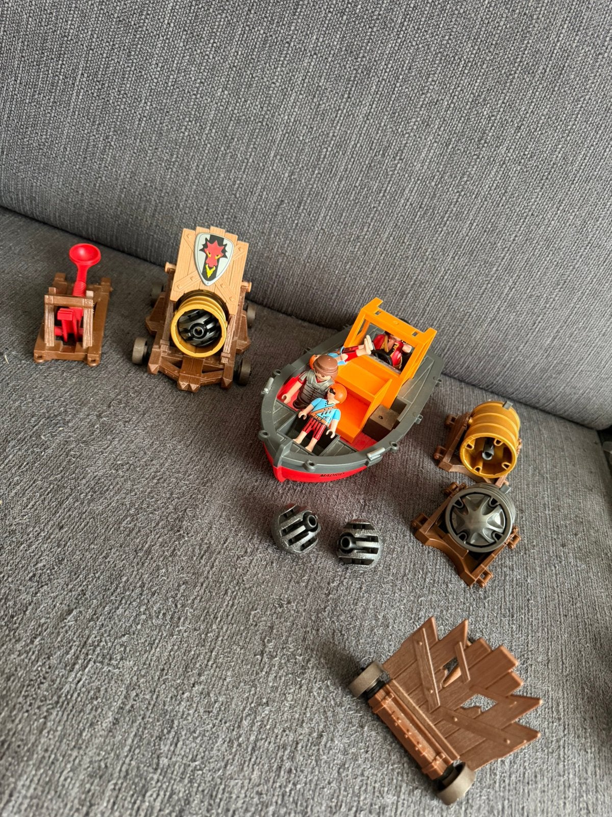 Playmobil Piratenboot met kanonnen en figuren, Ophalen