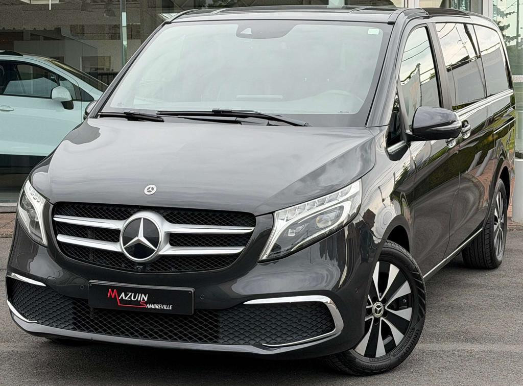Mercedes-Benz V-Klasse 300 d LWB * 8 Pl. * Aut * Cuir * Cam, Auto's, Automaat, 174 kW, Gebruikt, 4 cilinders
