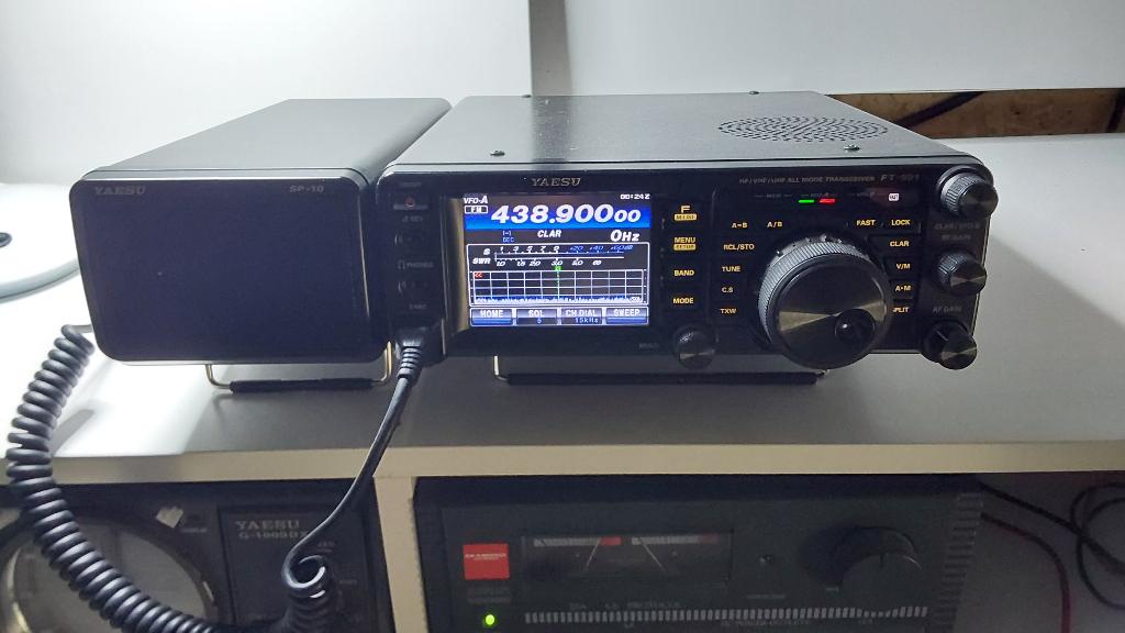 Yaesu FT-991 HF-50MHZ VHF UHF EN SPEAKER SP-10, Telecommunicatie, Zenders en Ontvangers, Ophalen, Gebruikt, Zender en Ontvanger