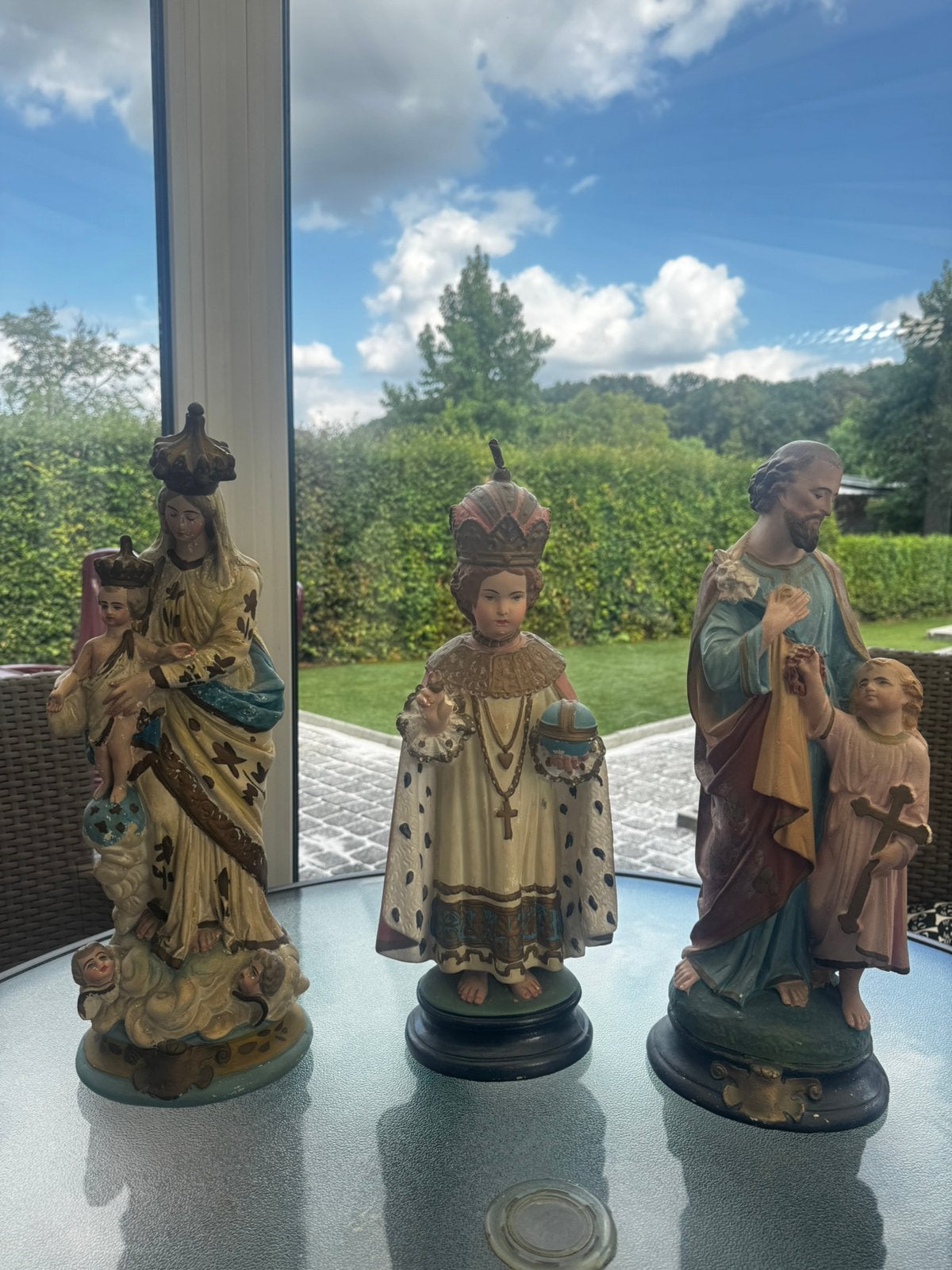 Heilige beelden, Ophalen