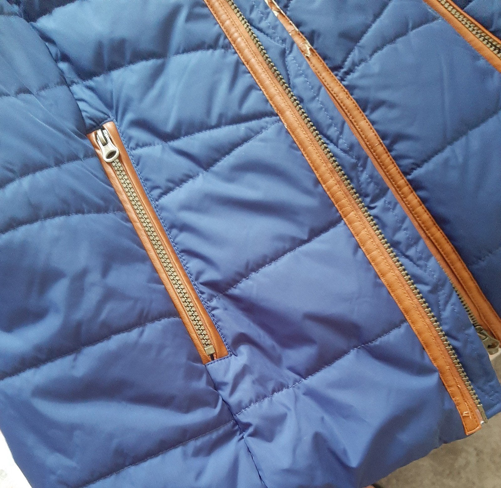 regenjas  blauw met pelsje maat 46 merk John baner jeanswaer, Kleding | Dames, Ophalen, Blauw