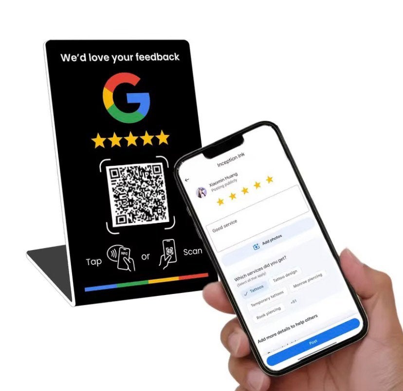 Google review card, Ophalen of Verzenden, Zo goed als nieuw