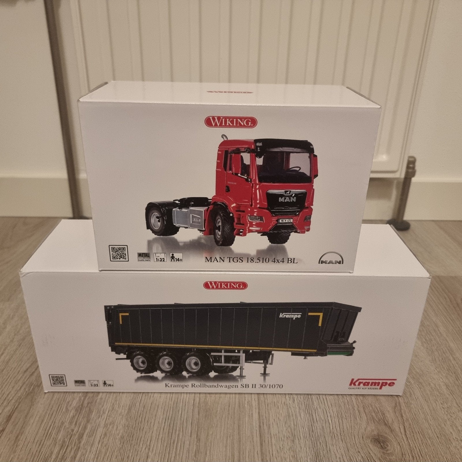 Kit chariot à roulettes MAN TGS + Krampe Wiking, Enlèvement ou Envoi, Neuf, Tracteur et Agriculture, Autres marques