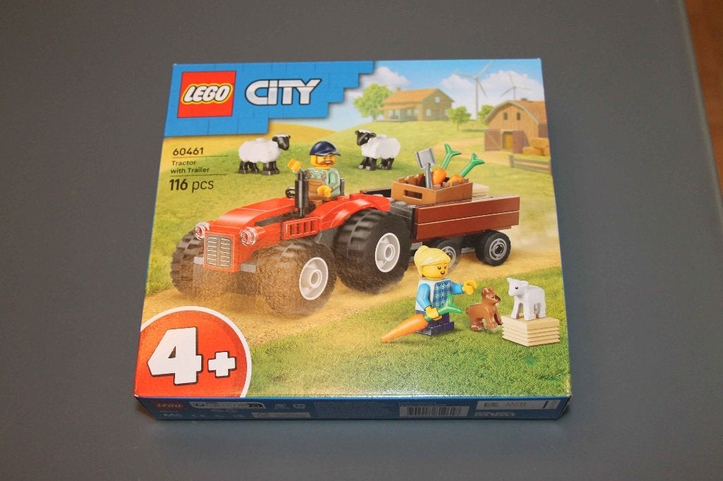 LEGO City 60461 Rode tractor met aanhanger en schapen, Neuf, City, Enlèvement ou Envoi, Lego
