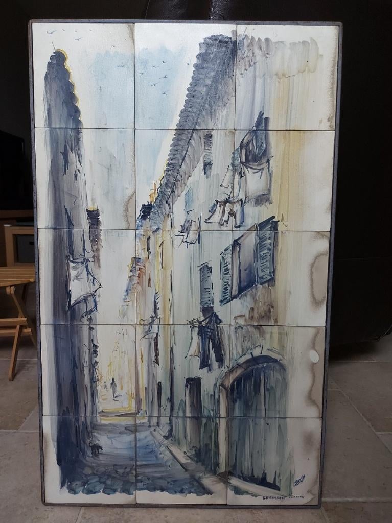 Tableau en carreaux céramique Vallauris, Ophalen