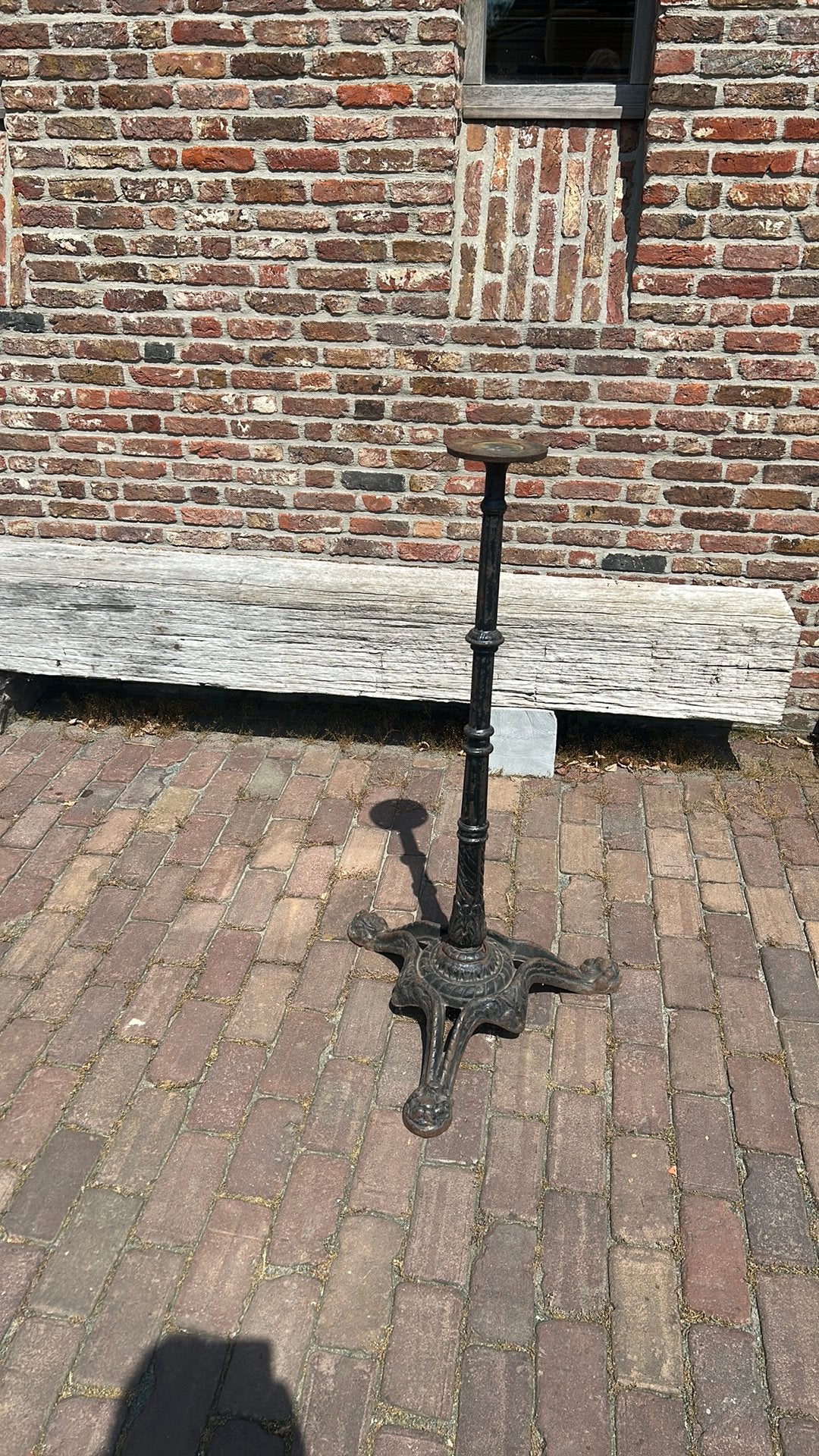 Gietijzeren voet staantafels, Ophalen, Zo goed als nieuw