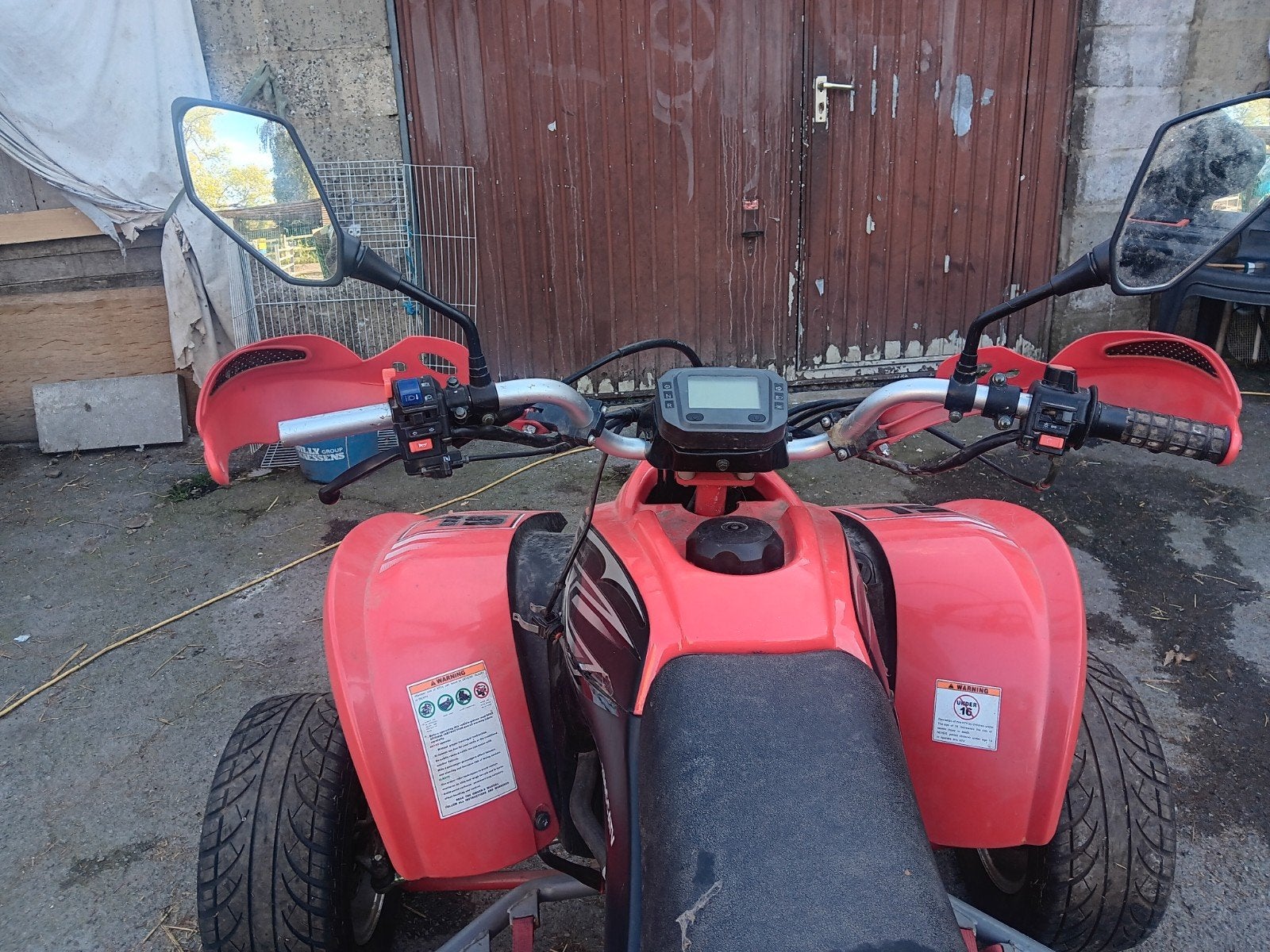 quad Shineray spyder 250cc, Enlèvement